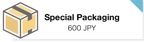 Special Packaging: 600 JPY