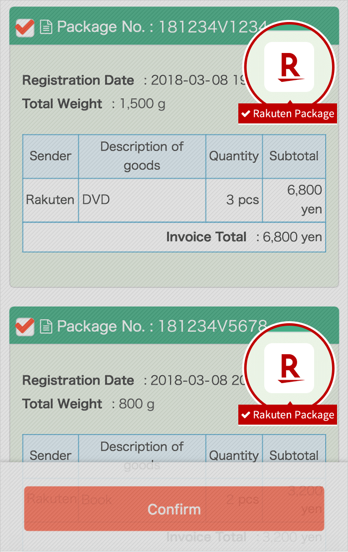 Change of Rakuten coupon usage Forwarding service connecting overseas